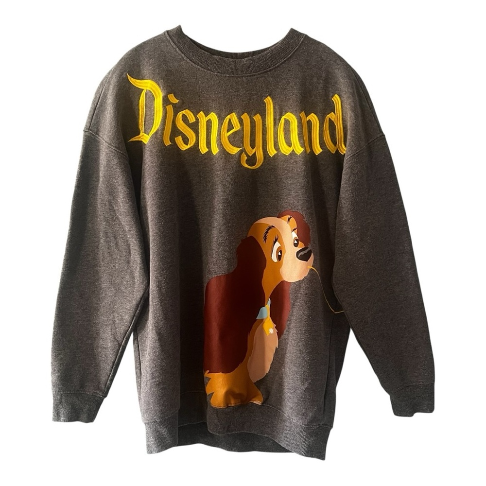 Disneyland Lady and the Tramp Grey sweater